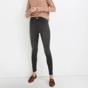 Madewell Skinny Skinny Jeans Fade Black Washed Denim